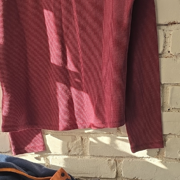 Women's Pink Henley Long-Sleeve Top - Picture 5 of 5